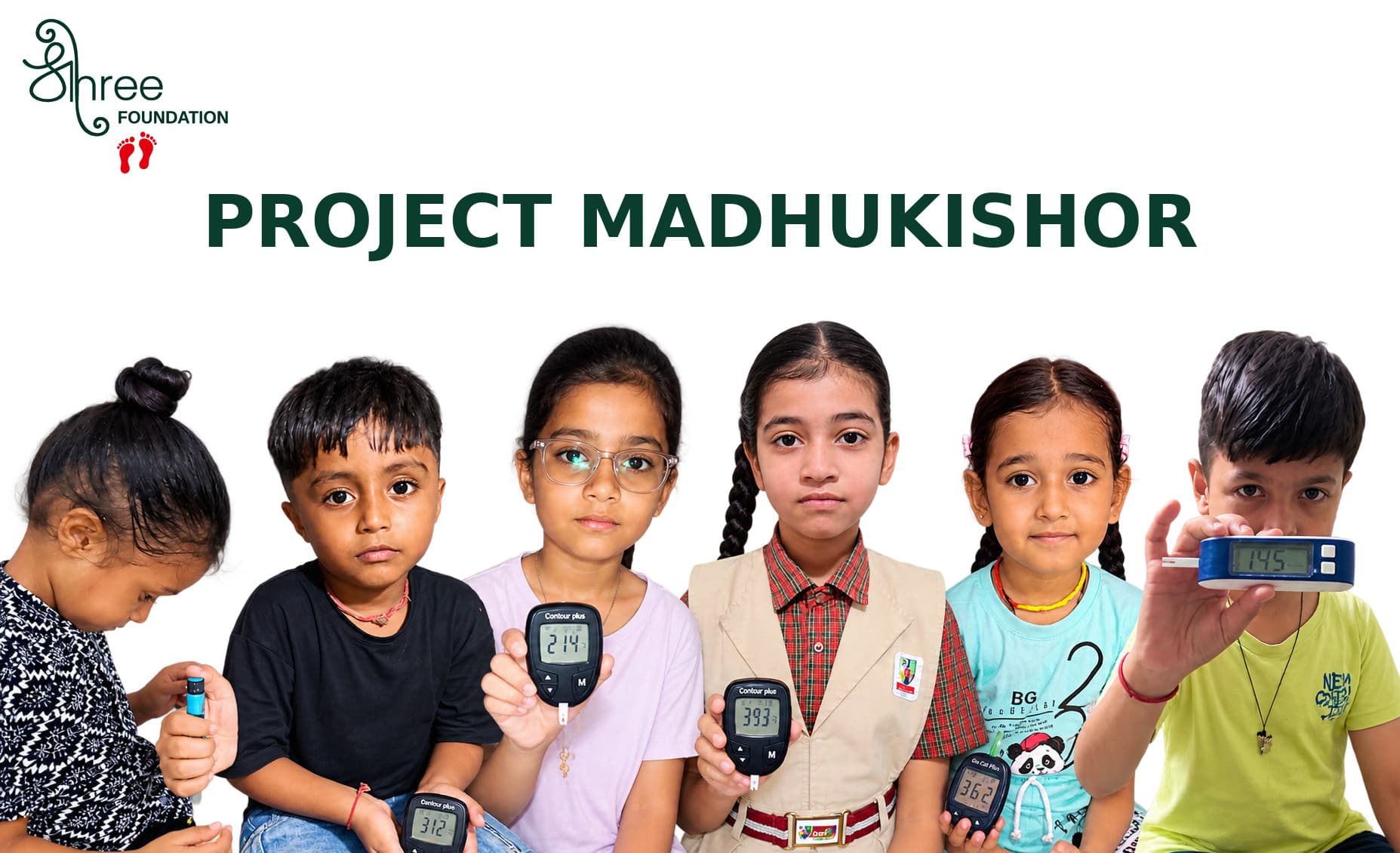 Support 22 Children With Type 1 Diabetes Through Project MadhuKishor